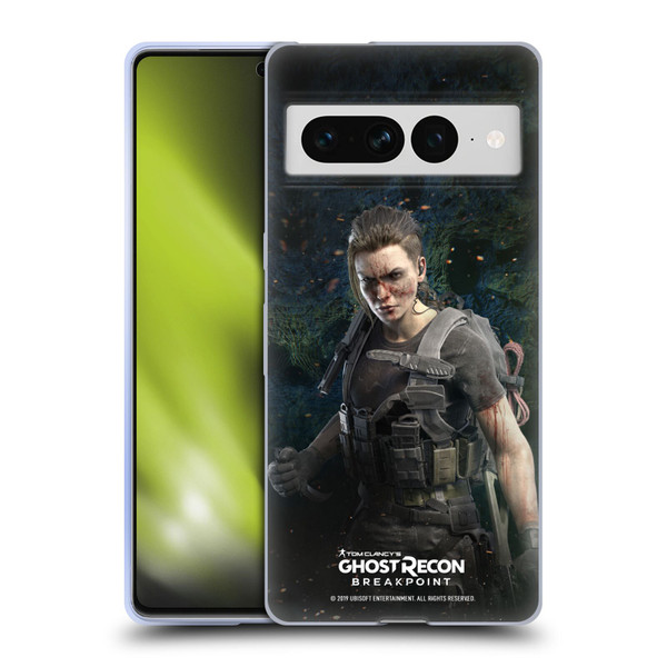 Tom Clancy's Ghost Recon Breakpoint Character Art Fury Soft Gel Case for Google Pixel 7 Pro