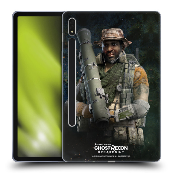 Tom Clancy's Ghost Recon Breakpoint Character Art Fixit Soft Gel Case for Samsung Galaxy Tab S8