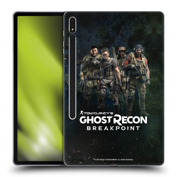 Tom Clancy's Ghost Recon Breakpoint Character Art The Ghosts Soft Gel Case for Samsung Galaxy Tab S8 Plus