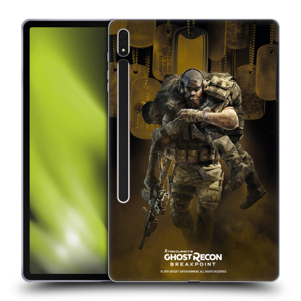 Tom Clancy's Ghost Recon Breakpoint Character Art Nomad Poster Soft Gel Case for Samsung Galaxy Tab S8 Plus