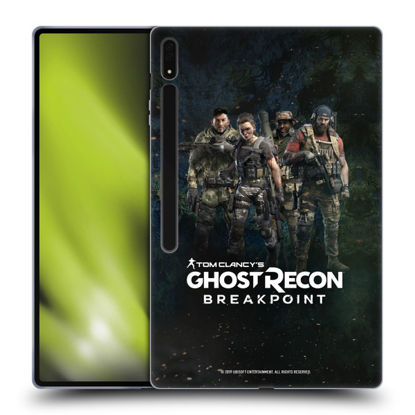 Tom Clancy's Ghost Recon Breakpoint Character Art The Ghosts Soft Gel Case for Samsung Galaxy Tab S8 Ultra