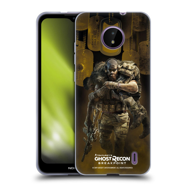 Tom Clancy's Ghost Recon Breakpoint Character Art Nomad Poster Soft Gel Case for Nokia C10 / C20