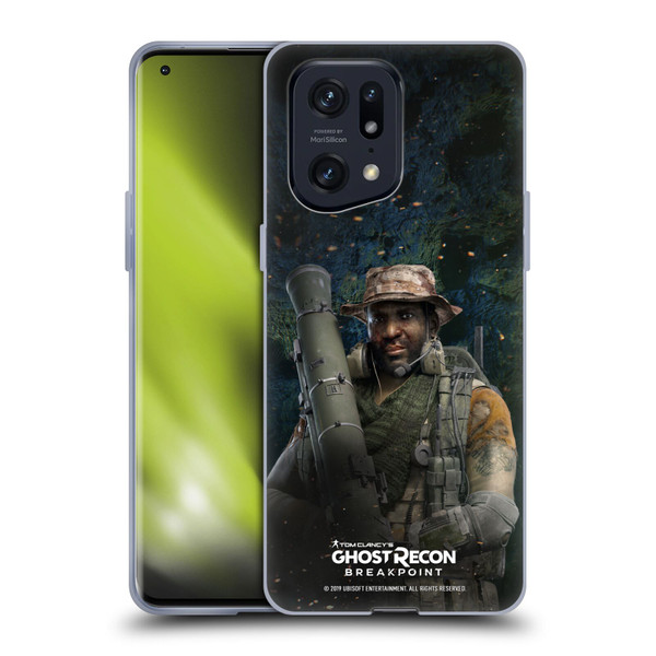 Tom Clancy's Ghost Recon Breakpoint Character Art Fixit Soft Gel Case for OPPO Find X5 Pro