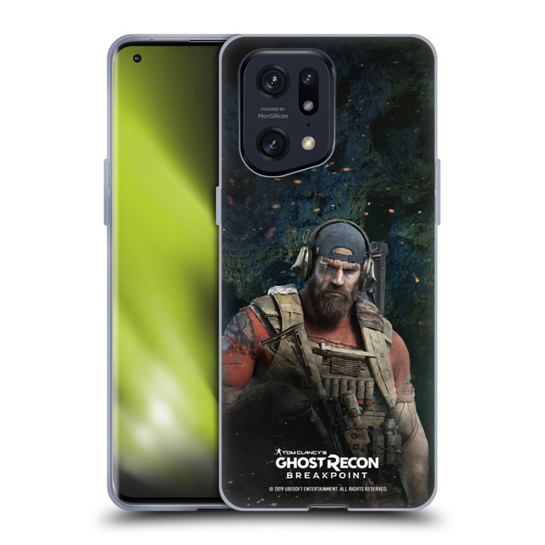 Tom Clancy's Ghost Recon Breakpoint Character Art Nomad Soft Gel Case for OPPO Find X5 Pro