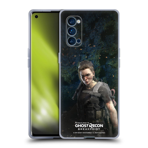 Tom Clancy's Ghost Recon Breakpoint Character Art Fury Soft Gel Case for OPPO Reno 4 Pro 5G