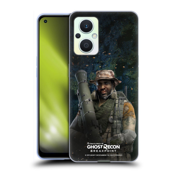 Tom Clancy's Ghost Recon Breakpoint Character Art Fixit Soft Gel Case for OPPO Reno8 Lite