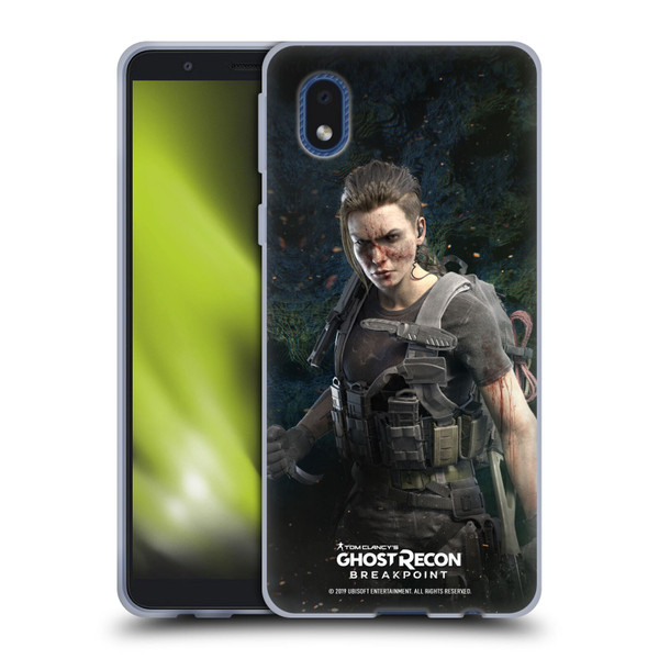 Tom Clancy's Ghost Recon Breakpoint Character Art Fury Soft Gel Case for Samsung Galaxy A01 Core (2020)