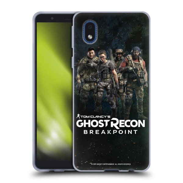 Tom Clancy's Ghost Recon Breakpoint Character Art The Ghosts Soft Gel Case for Samsung Galaxy A01 Core (2020)