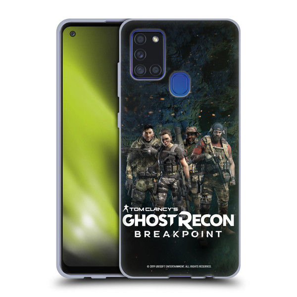 Tom Clancy's Ghost Recon Breakpoint Character Art The Ghosts Soft Gel Case for Samsung Galaxy A21s (2020)