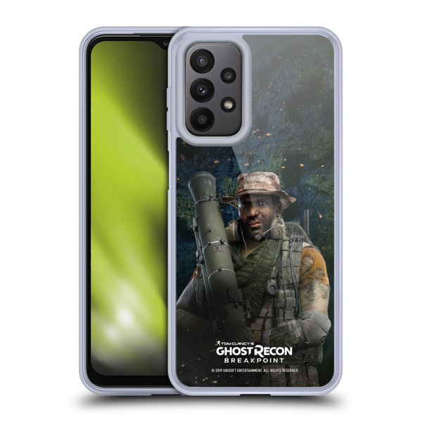 Tom Clancy's Ghost Recon Breakpoint Character Art Fixit Soft Gel Case for Samsung Galaxy A23 / 5G (2022)