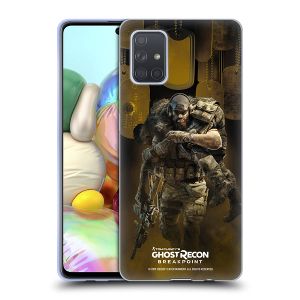 Tom Clancy's Ghost Recon Breakpoint Character Art Nomad Poster Soft Gel Case for Samsung Galaxy A71 (2019)