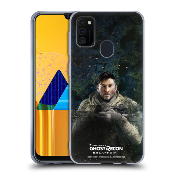 Tom Clancy's Ghost Recon Breakpoint Character Art Vasily Soft Gel Case for Samsung Galaxy M30s (2019)/M21 (2020)