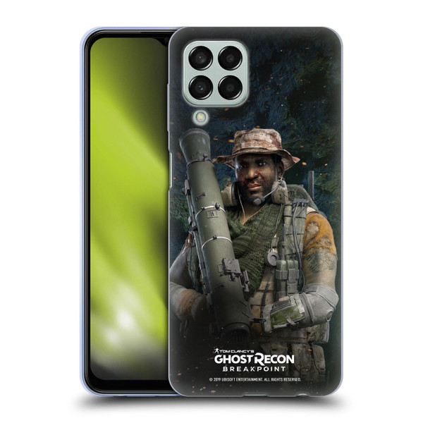 Tom Clancy's Ghost Recon Breakpoint Character Art Fixit Soft Gel Case for Samsung Galaxy M33 (2022)