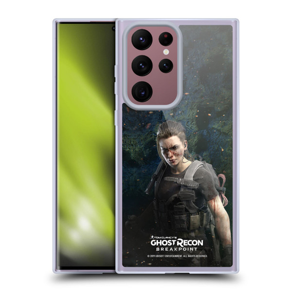 Tom Clancy's Ghost Recon Breakpoint Character Art Fury Soft Gel Case for Samsung Galaxy S22 Ultra 5G