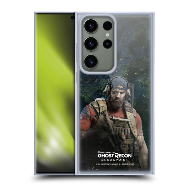 Tom Clancy's Ghost Recon Breakpoint Character Art Nomad Soft Gel Case for Samsung Galaxy S23 Ultra 5G