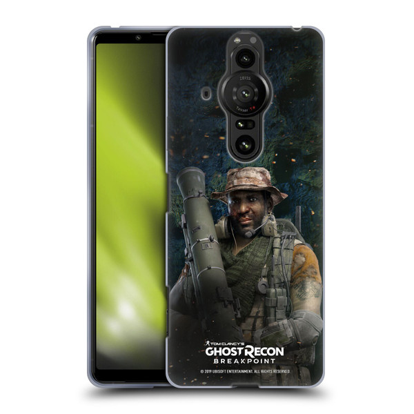 Tom Clancy's Ghost Recon Breakpoint Character Art Fixit Soft Gel Case for Sony Xperia Pro-I