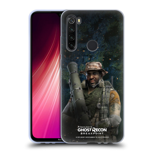 Tom Clancy's Ghost Recon Breakpoint Character Art Fixit Soft Gel Case for Xiaomi Redmi Note 8T