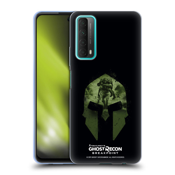 Tom Clancy's Ghost Recon Breakpoint Graphics Nomad Logo Soft Gel Case for Huawei P Smart (2021)
