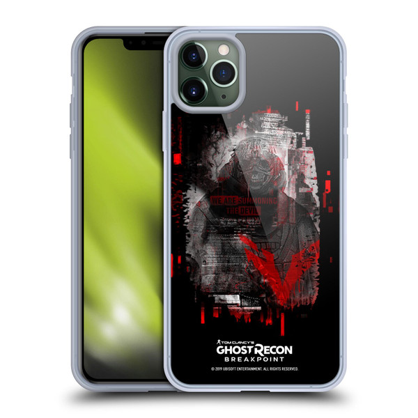 Tom Clancy's Ghost Recon Breakpoint Graphics Wolves Soft Gel Case for Apple iPhone 11 Pro Max