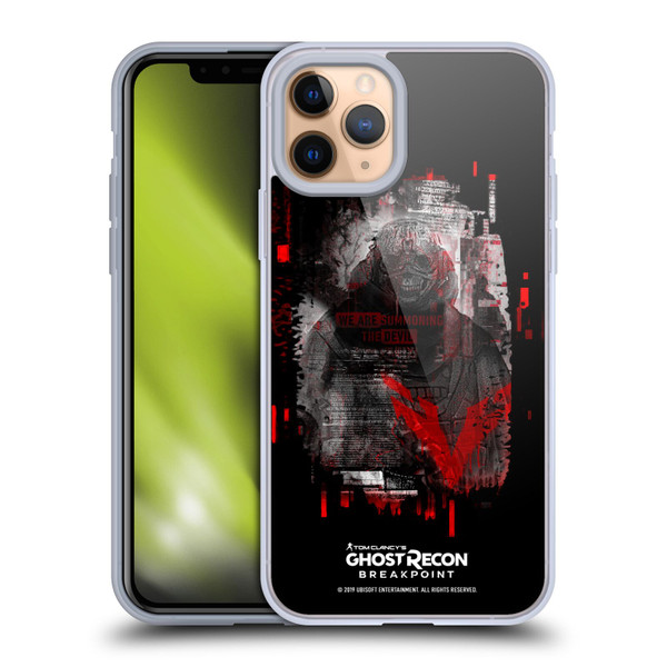 Tom Clancy's Ghost Recon Breakpoint Graphics Wolves Soft Gel Case for Apple iPhone 11 Pro