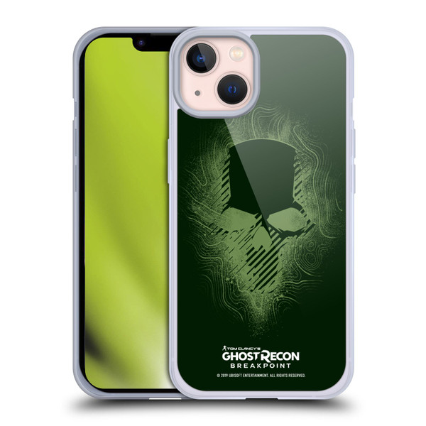Tom Clancy's Ghost Recon Breakpoint Graphics Ghosts Logo Soft Gel Case for Apple iPhone 13
