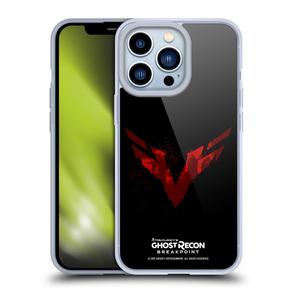 Tom Clancy's Ghost Recon Breakpoint Graphics Wolves Logo Soft Gel Case for Apple iPhone 13 Pro