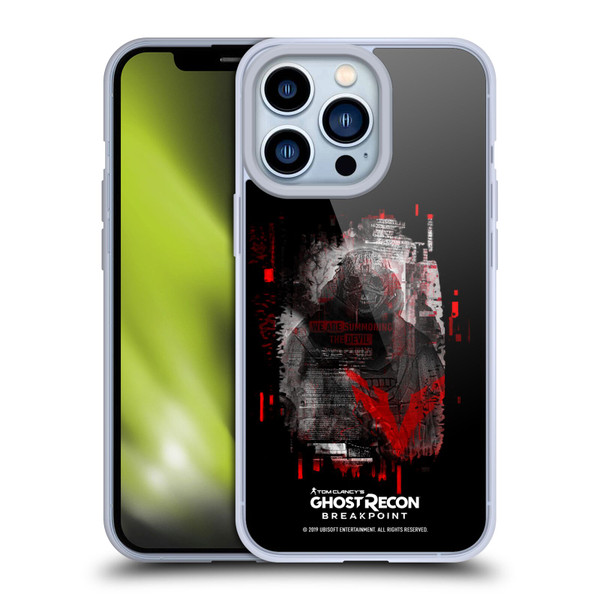 Tom Clancy's Ghost Recon Breakpoint Graphics Wolves Soft Gel Case for Apple iPhone 13 Pro