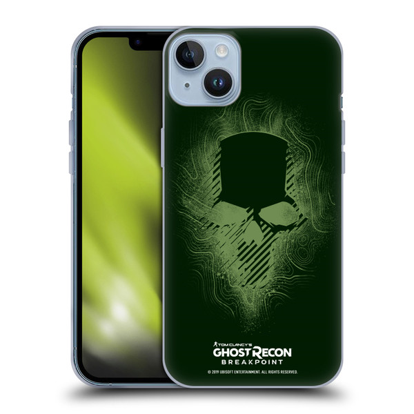 Tom Clancy's Ghost Recon Breakpoint Graphics Ghosts Logo Soft Gel Case for Apple iPhone 14 Plus