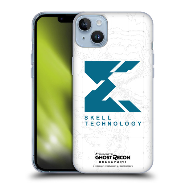 Tom Clancy's Ghost Recon Breakpoint Graphics Skell Technology Logo Soft Gel Case for Apple iPhone 14 Plus