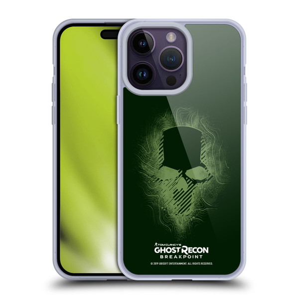 Tom Clancy's Ghost Recon Breakpoint Graphics Ghosts Logo Soft Gel Case for Apple iPhone 14 Pro Max