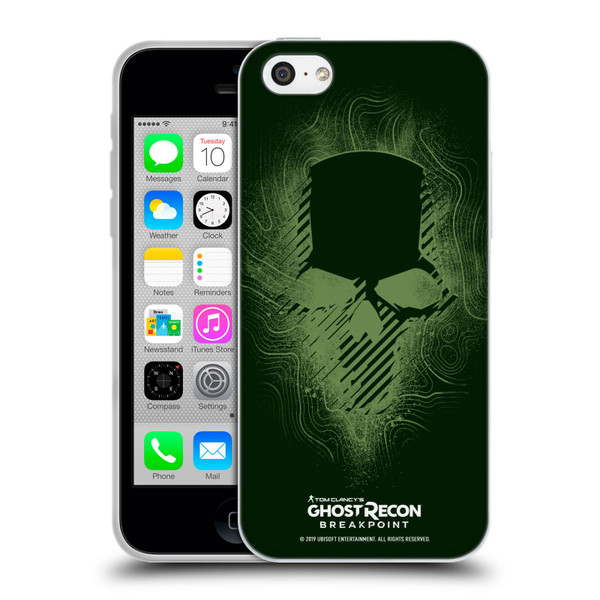 Tom Clancy's Ghost Recon Breakpoint Graphics Ghosts Logo Soft Gel Case for Apple iPhone 5c