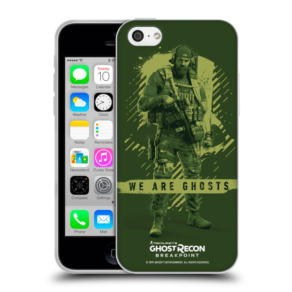 Tom Clancy's Ghost Recon Breakpoint Graphics We Are Ghosts Soft Gel Case for Apple iPhone 5c