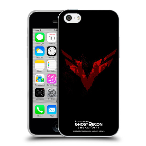 Tom Clancy's Ghost Recon Breakpoint Graphics Wolves Logo Soft Gel Case for Apple iPhone 5c