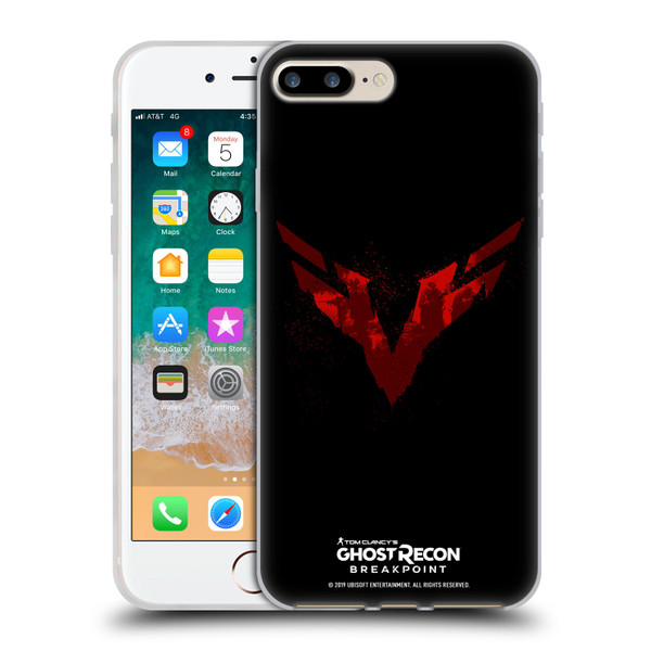 Tom Clancy's Ghost Recon Breakpoint Graphics Wolves Logo Soft Gel Case for Apple iPhone 7 Plus / iPhone 8 Plus