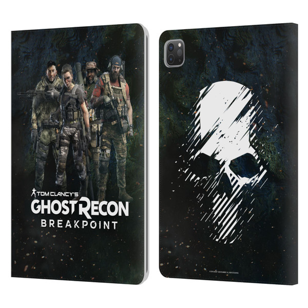 Tom Clancy's Ghost Recon Breakpoint Character Art The Ghosts Leather Book Wallet Case Cover For Apple iPad Pro 11 2020 / 2021 / 2022