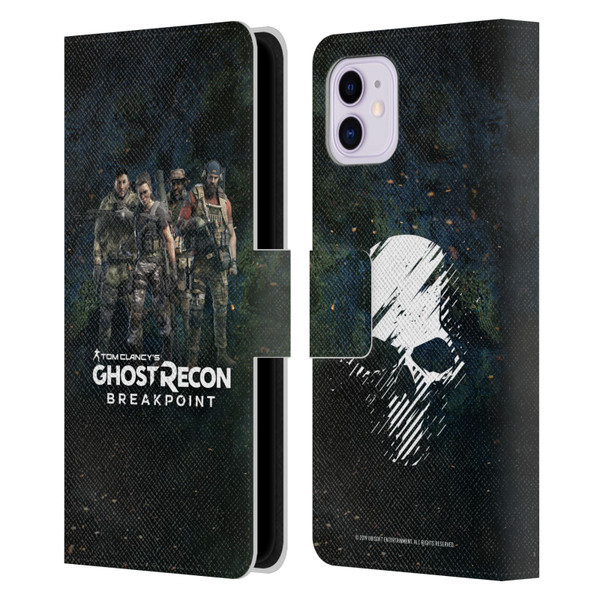 Tom Clancy's Ghost Recon Breakpoint Character Art The Ghosts Leather Book Wallet Case Cover For Apple iPhone 11