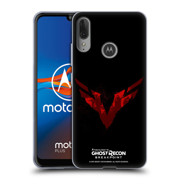 Tom Clancy's Ghost Recon Breakpoint Graphics Wolves Logo Soft Gel Case for Motorola Moto E6 Plus