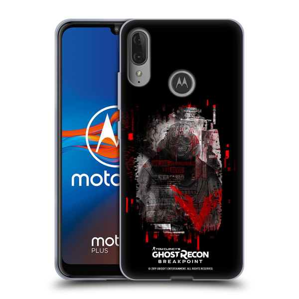 Tom Clancy's Ghost Recon Breakpoint Graphics Wolves Soft Gel Case for Motorola Moto E6 Plus