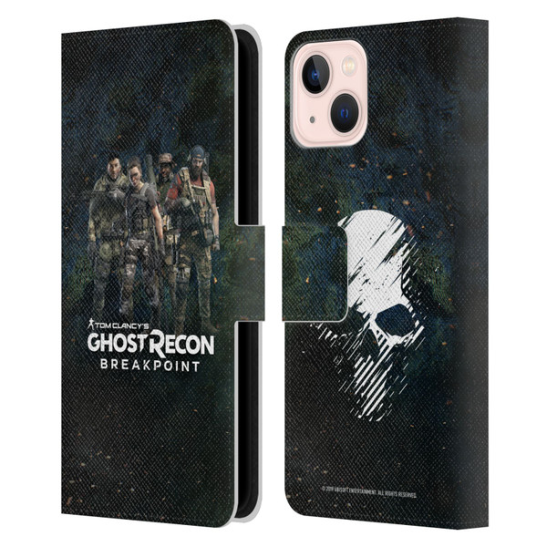 Tom Clancy's Ghost Recon Breakpoint Character Art The Ghosts Leather Book Wallet Case Cover For Apple iPhone 13