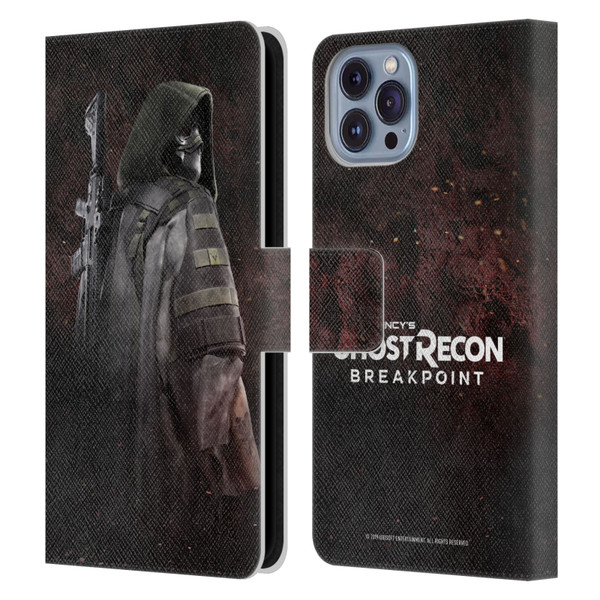 Tom Clancy's Ghost Recon Breakpoint Character Art Colonel Walker Leather Book Wallet Case Cover For Apple iPhone 14