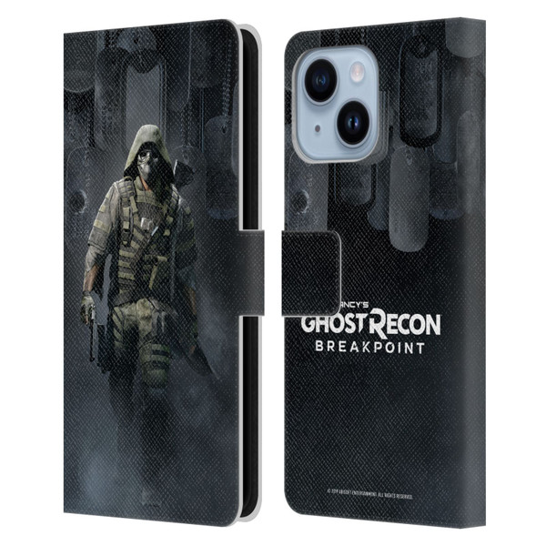 Tom Clancy's Ghost Recon Breakpoint Character Art Walker Poster Leather Book Wallet Case Cover For Apple iPhone 14 Plus