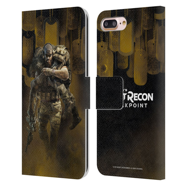 Tom Clancy's Ghost Recon Breakpoint Character Art Nomad Poster Leather Book Wallet Case Cover For Apple iPhone 7 Plus / iPhone 8 Plus