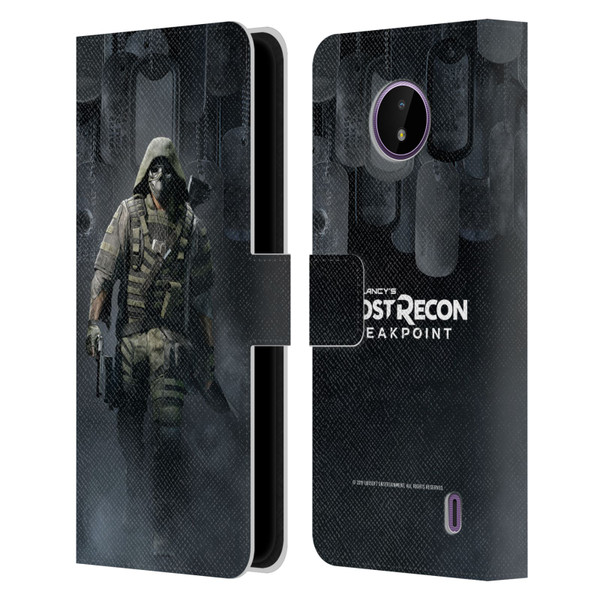 Tom Clancy's Ghost Recon Breakpoint Character Art Walker Poster Leather Book Wallet Case Cover For Nokia C10 / C20