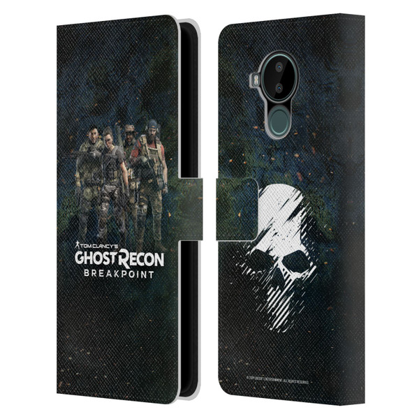 Tom Clancy's Ghost Recon Breakpoint Character Art The Ghosts Leather Book Wallet Case Cover For Nokia C30