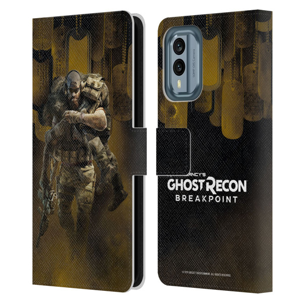 Tom Clancy's Ghost Recon Breakpoint Character Art Nomad Poster Leather Book Wallet Case Cover For Nokia X30