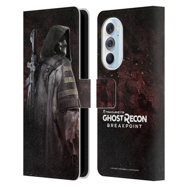 Tom Clancy's Ghost Recon Breakpoint Character Art Colonel Walker Leather Book Wallet Case Cover For Motorola Edge X30