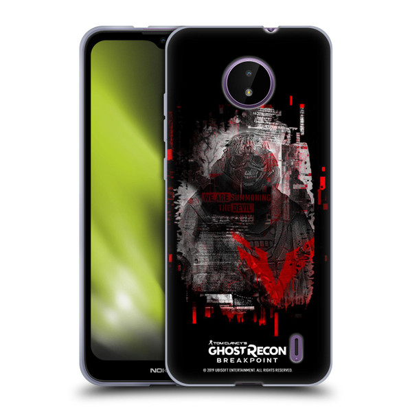 Tom Clancy's Ghost Recon Breakpoint Graphics Wolves Soft Gel Case for Nokia C10 / C20