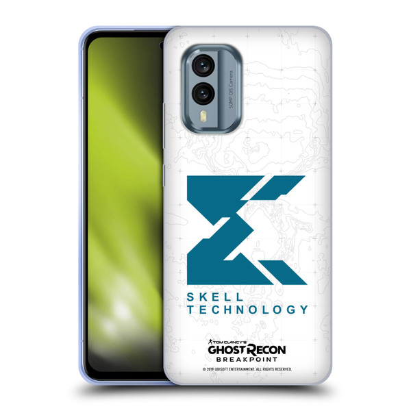 Tom Clancy's Ghost Recon Breakpoint Graphics Skell Technology Logo Soft Gel Case for Nokia X30