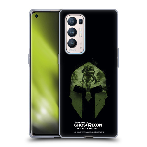 Tom Clancy's Ghost Recon Breakpoint Graphics Nomad Logo Soft Gel Case for OPPO Find X3 Neo / Reno5 Pro+ 5G