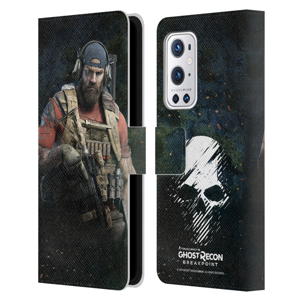 Tom Clancy's Ghost Recon Breakpoint Character Art Nomad Leather Book Wallet Case Cover For OnePlus 9 Pro